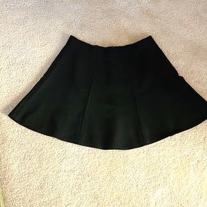 Black Flare Mini Skirt